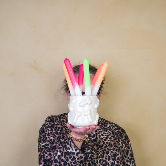 Topf - Dick - Keramik - Beige - 11 x 11 x 11,5 cm