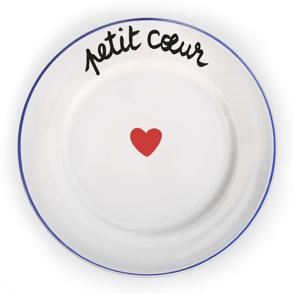 Assiette La Famille S’éclate - Petit Cœur | Objetos de diseño y regalos originales