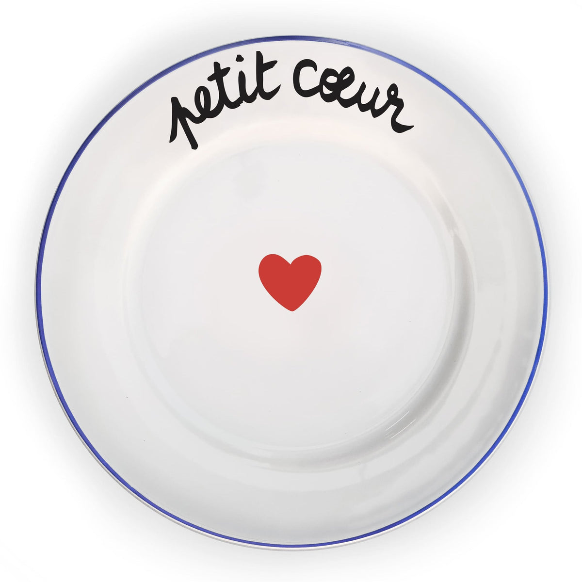 Assiette La Famille S’éclate - Petit Cœur – vue principale
