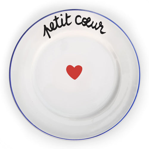 Assiette La Famille S’éclate - Petit Cœur – vue principale