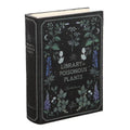 Boîte de rangement en forme de livre gothique de la bibliothèque des plantes vénéneuses