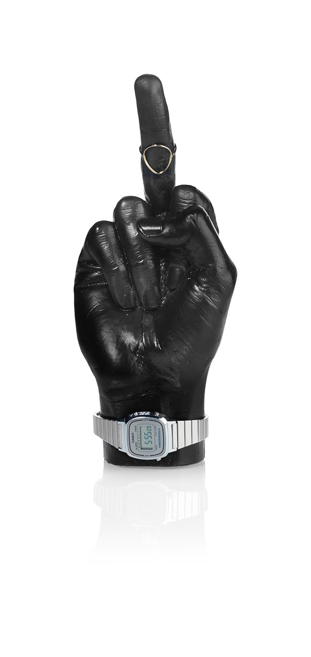 Sculpture Main The Finger Noire