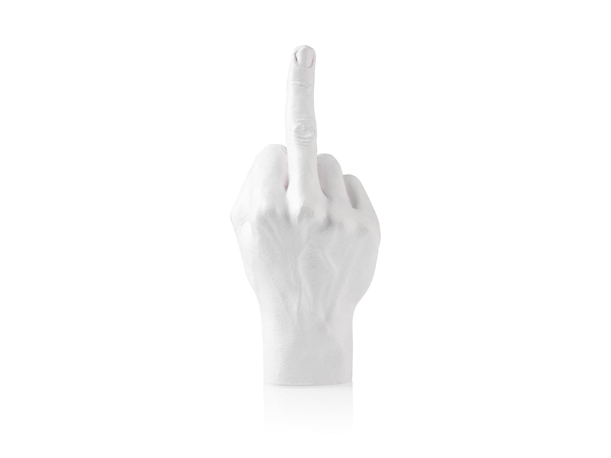 Sculpture Main The Finger Blanche – Bitten