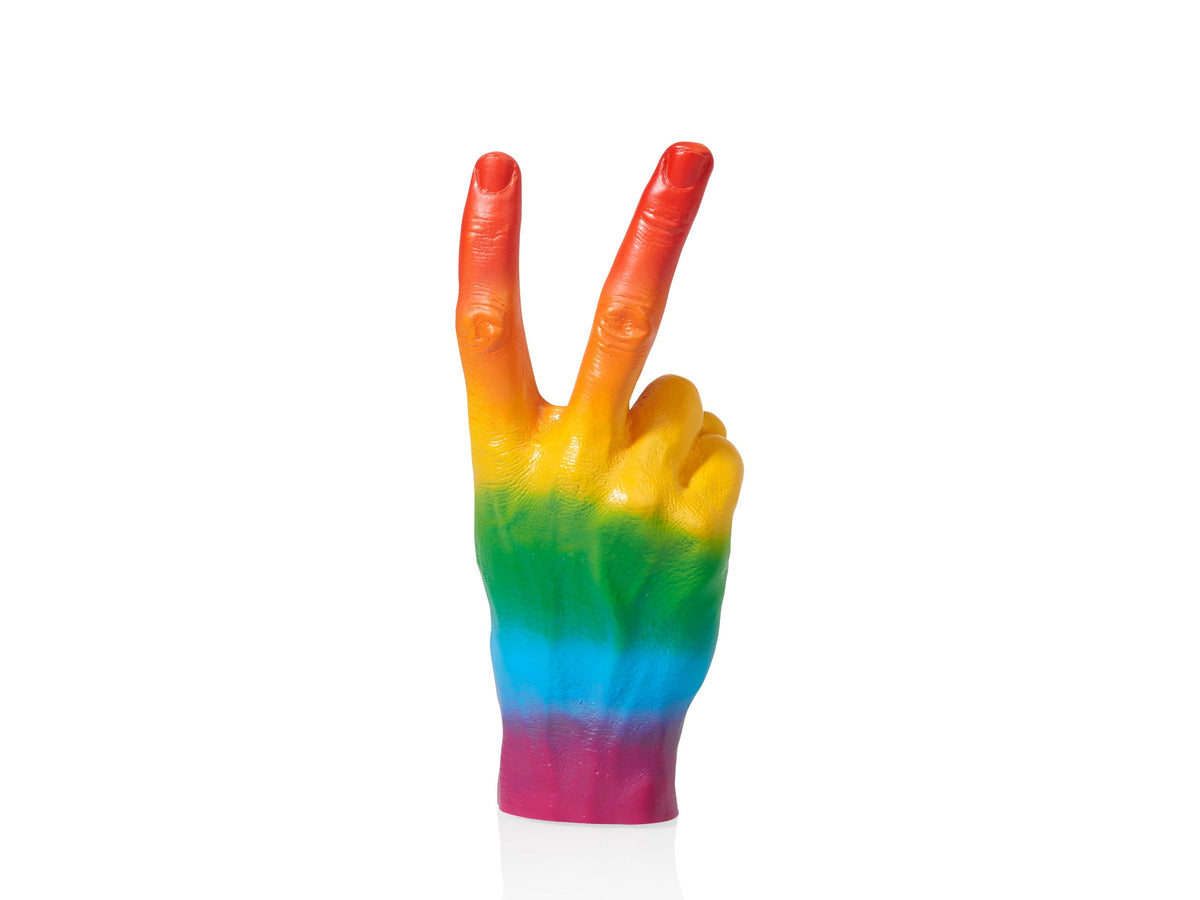 Sculpture Main Peace Arc-en-Ciel – Bitten