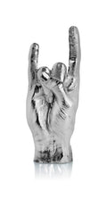 Sculpture Main You Rock Argentée