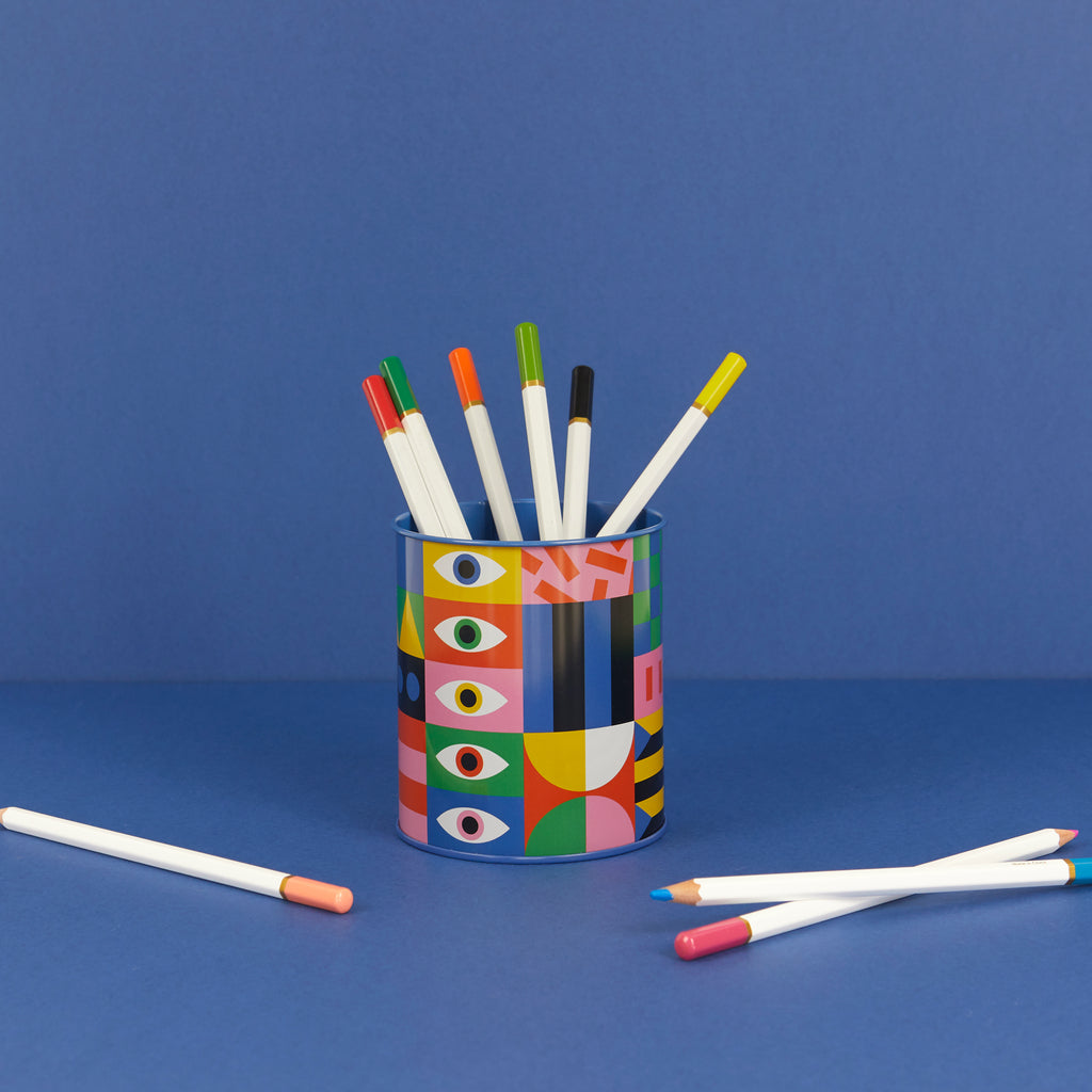 Los Pepes Eyes Pencil Holder