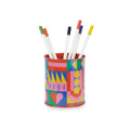 Los Pepes Hearts Pencil Holder