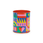 Los Pepes Hearts Pencil Holder