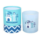 Bougie parfumée Santorin noix de coco et sel marin