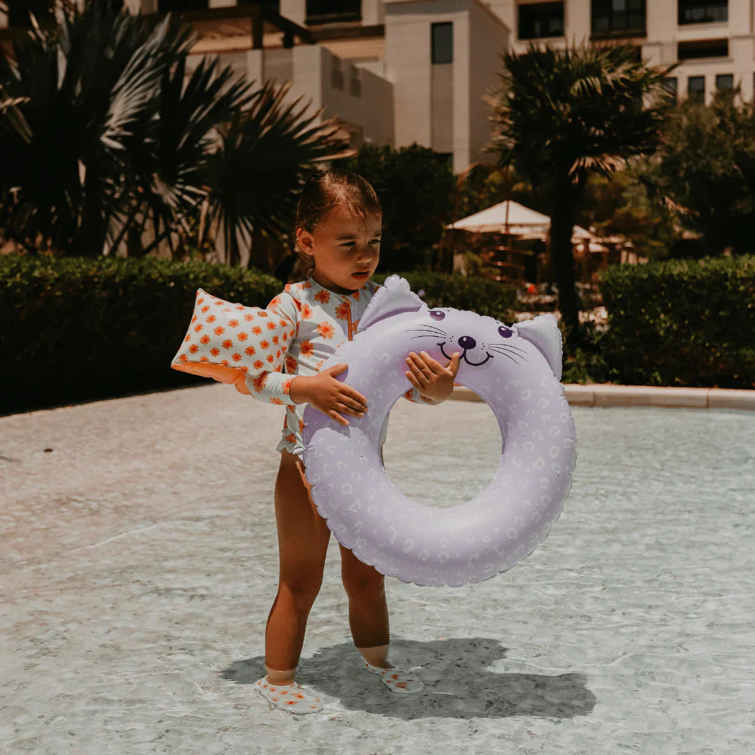 Bouée de Bain Léopard Lilas | Design e regali originali