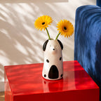 Vase Chien à Pois