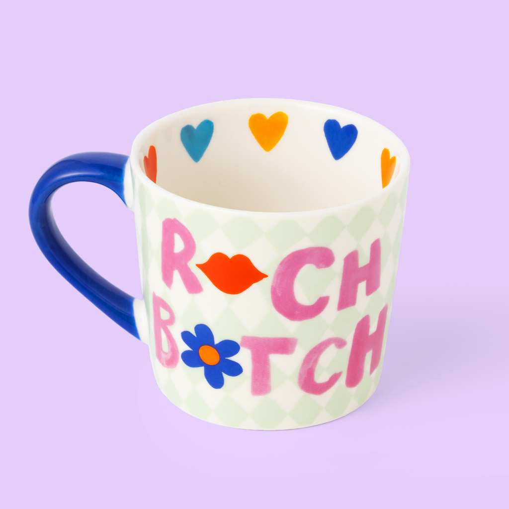Mädchenbecher „R*ch B*tch“