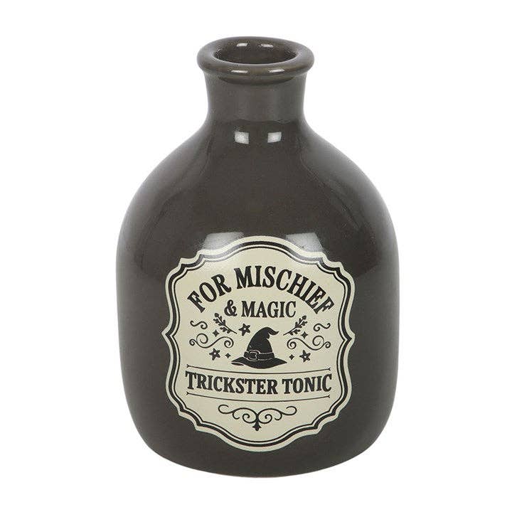 Vase et porte-bougie en forme de fiole de potion « Malice et Magie »