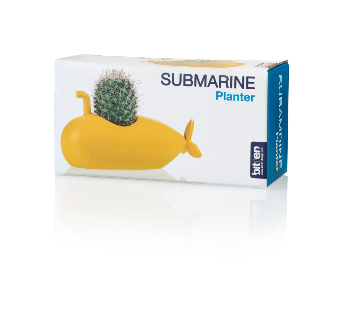 Pot de Fleur Sous-Marin Jaune – Moyen – Bitten