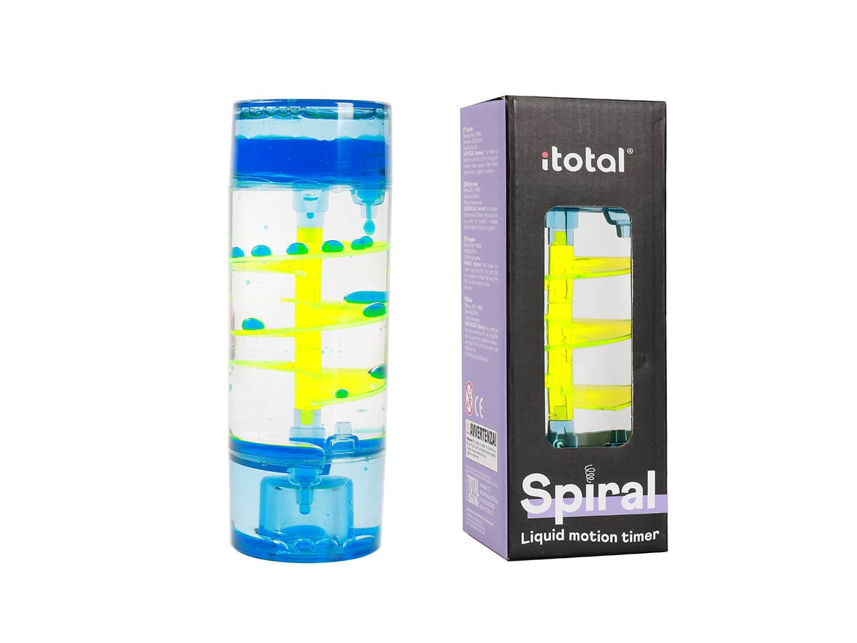Minuteur spirale bleu