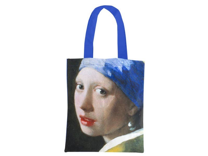 Oggetto regalo di design – tote bag vermeer la jeune fille a la perle museum edition BCBW000007 8719524027067