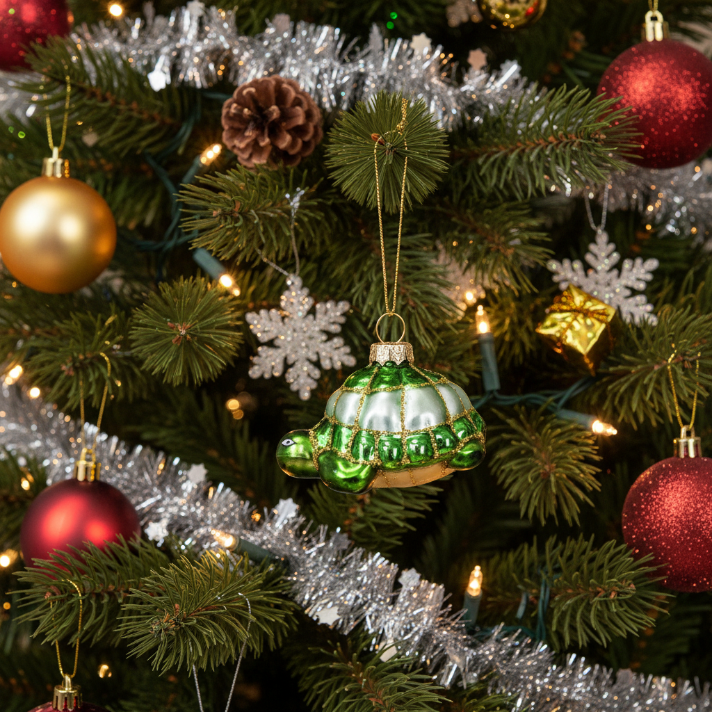 Schildkröten-Weihnachtskugel