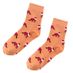 Regalo de diseño – chaussettes oranges renards mrcol