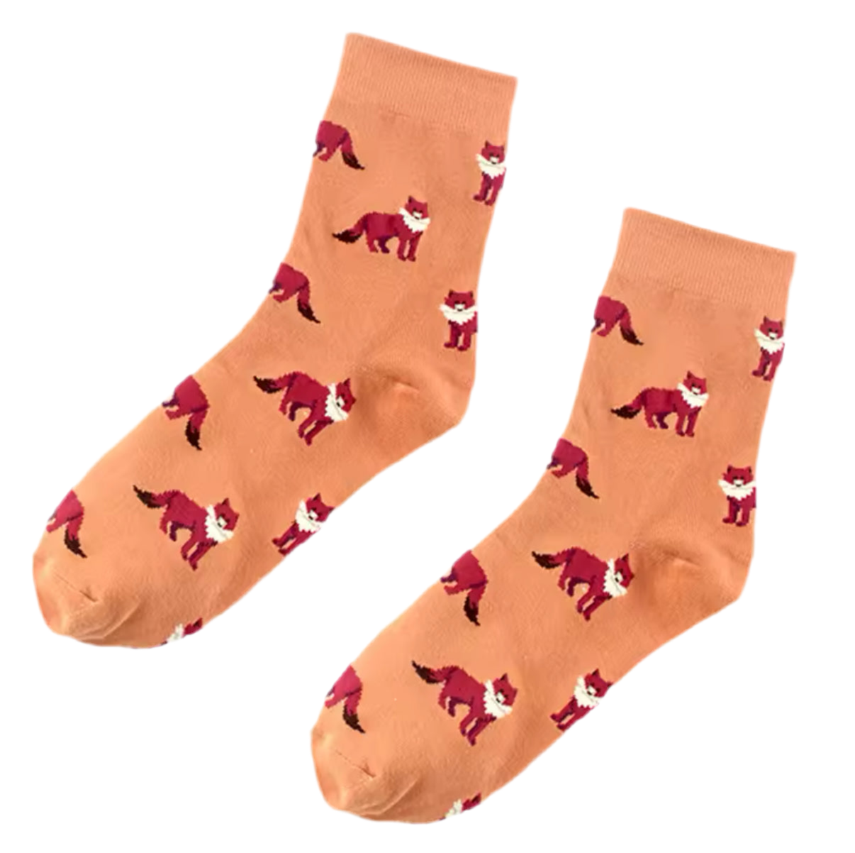 Regalo de diseño – chaussettes oranges renards mrcol