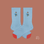Chaussettes brodées mouette – vue 3