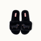 Pair of slippers pins - Dachshund