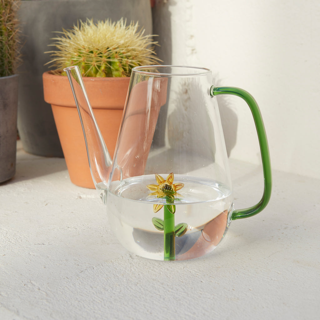 Botanical Sunflower Watering Can