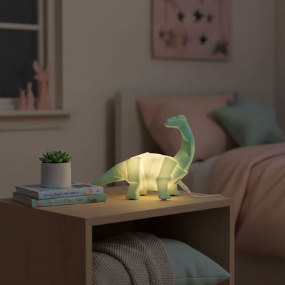 Lampe Géométrique Dinosaures & Lapin