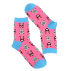chaussettes chat roses mrcol