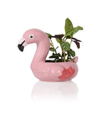 pot flamant rose flottant bitten