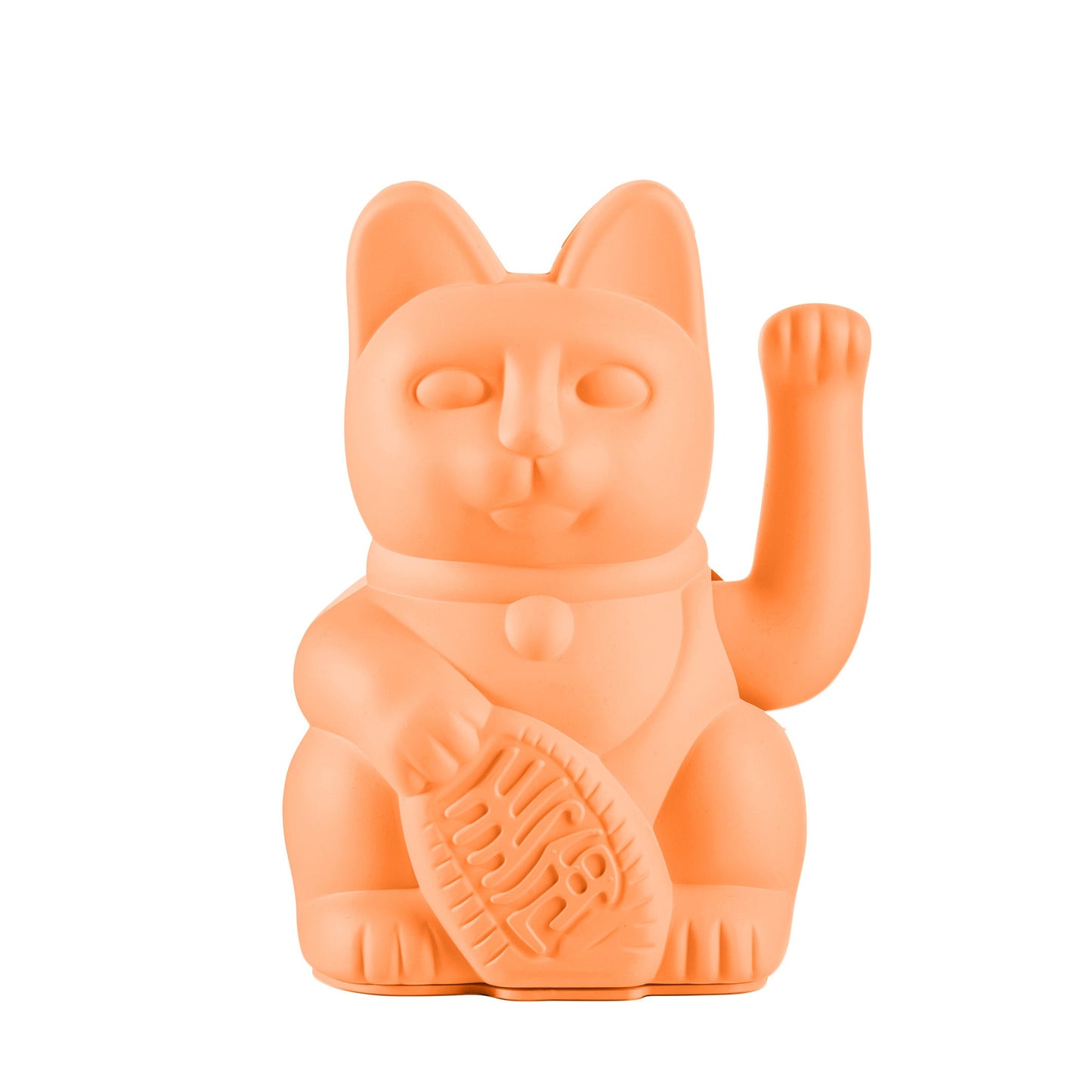 Chat Chanceux Pêche Donkey | Maneki Neko Lucky Cat boutique orange