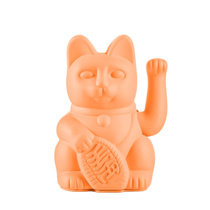 Chat Chanceux Pêche Donkey | Maneki Neko Lucky Cat boutique orange