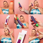 Vibromasseur Aubergine Emojibator – vue lifestyle 2