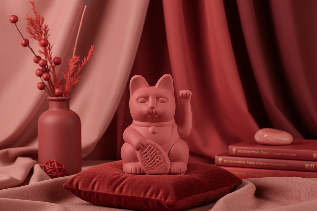 Mini Chat Chanceux Baie Rouge | Objetos de diseño y regalos originales