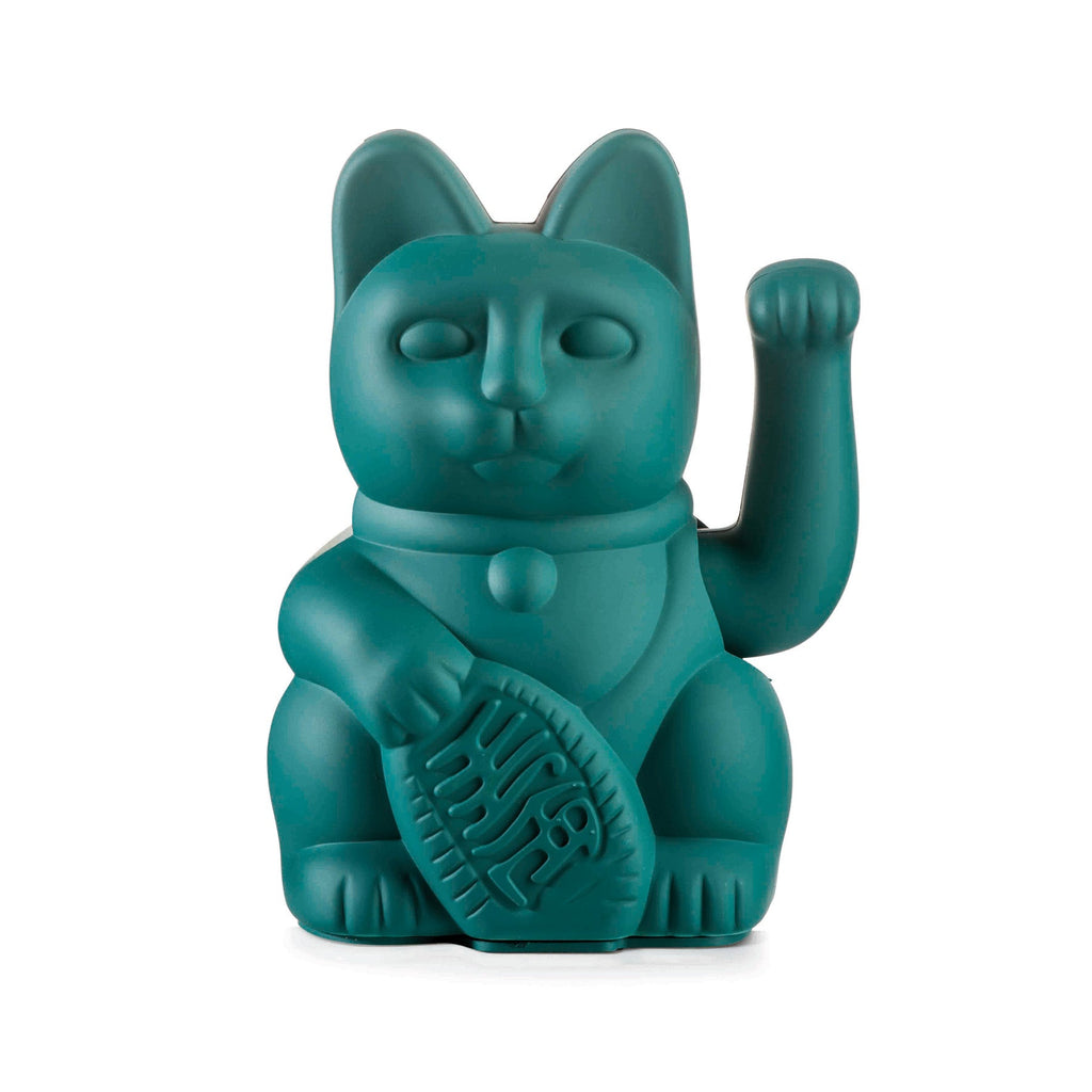 Gato verde afortunado