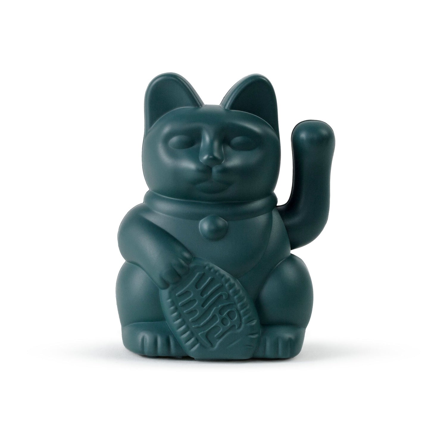 Mini Solar Green Lucky Cat