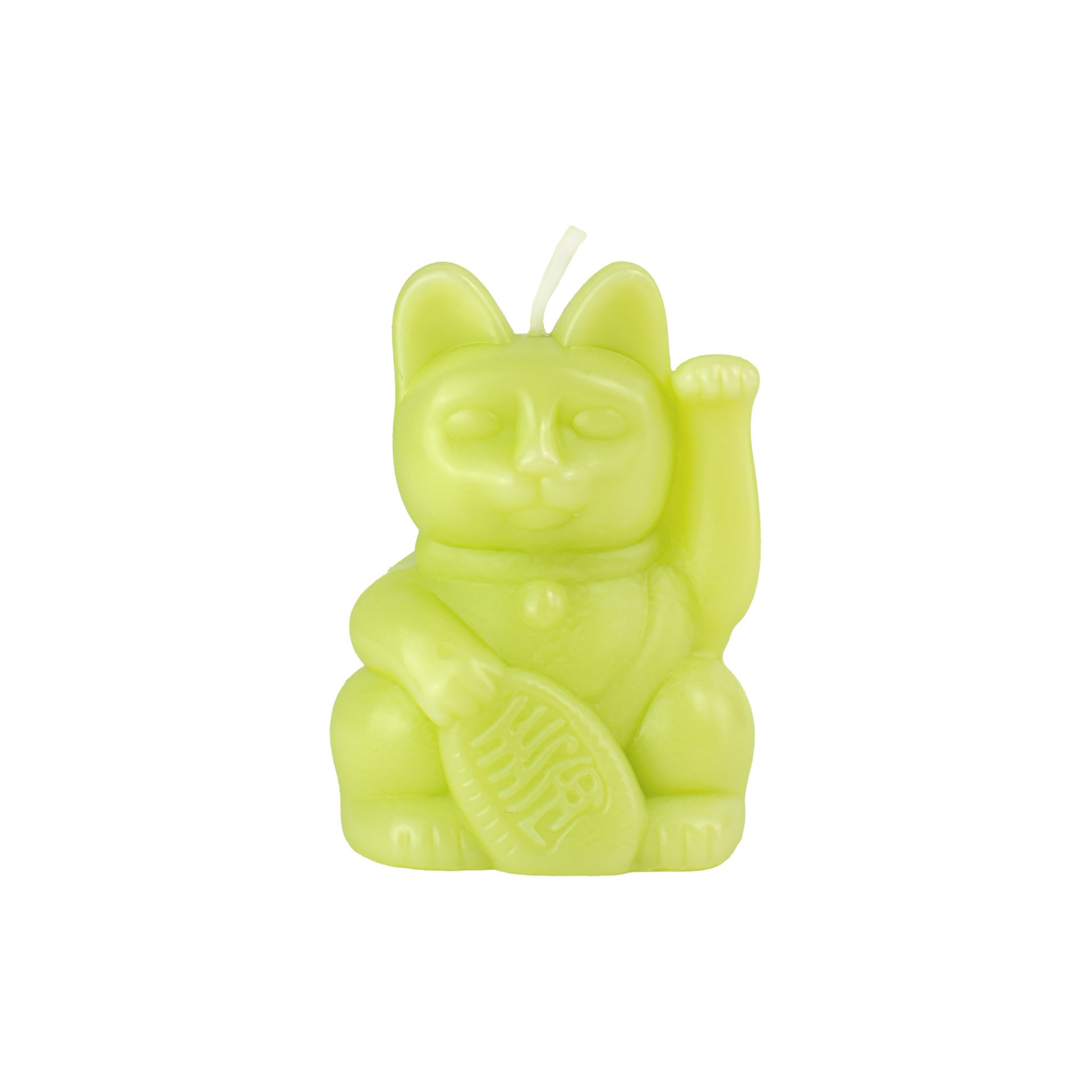Oggetto regalo di design – bougie chat chanceux vert clair donkey