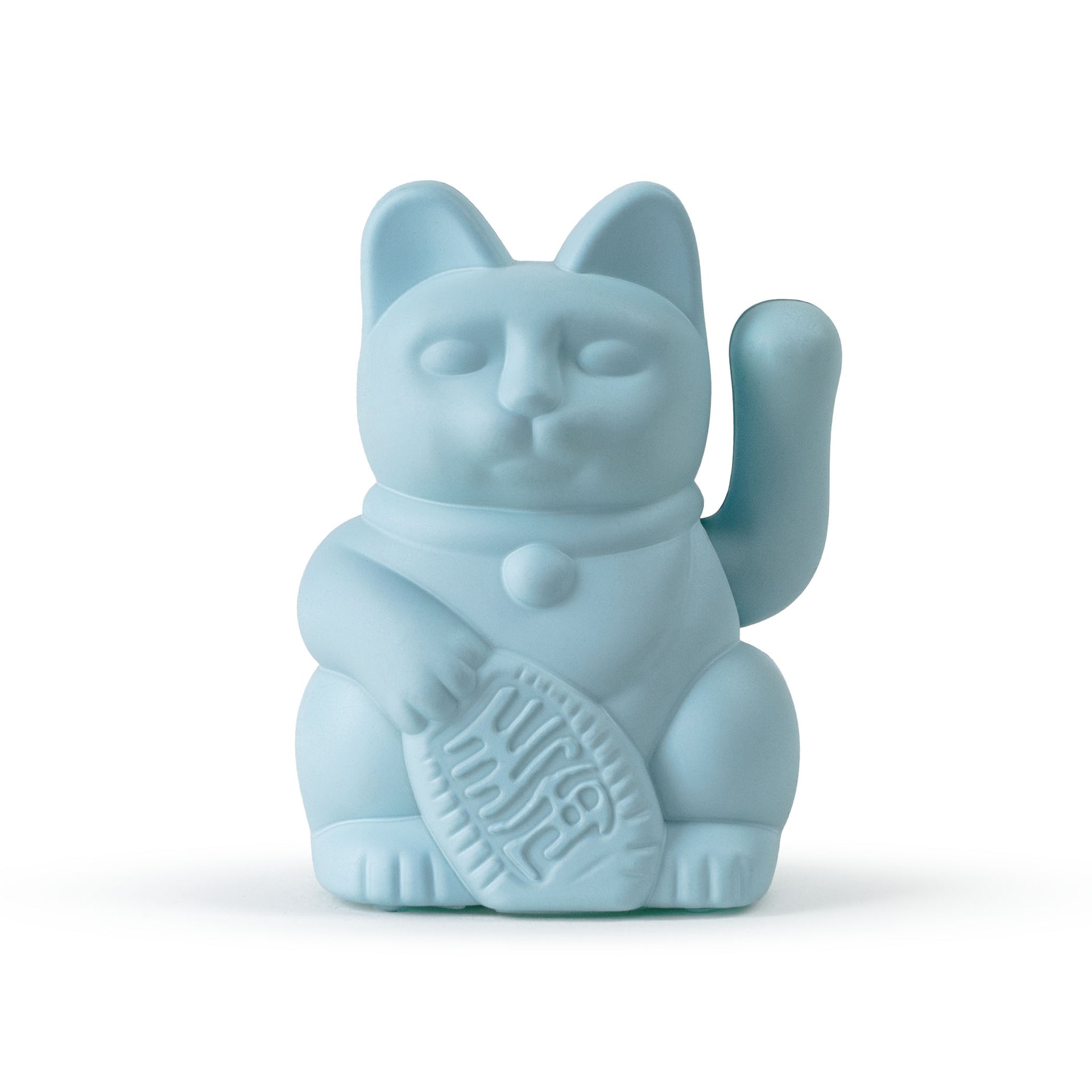 Mini Chat Chanceux Bleu Clair Solaire | Designproducten en originele cadeaus