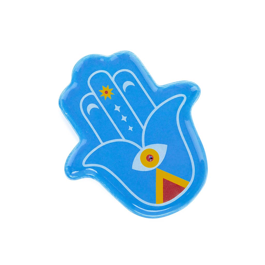 Porte-encens Lucky Hand bleu