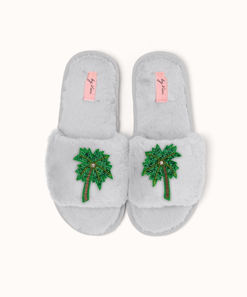 Paire de broches pour Chaussons - Palmier