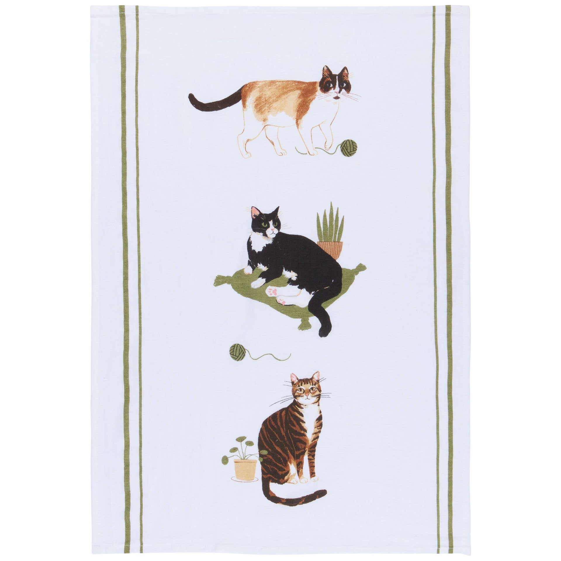 Lot de 3 torchons Chats | Oggetti di design e regali originali