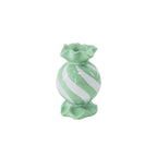 Bougeoir - Bonbon Ronde Toffee - Céramique - Menthe/ Lilas - 8,5x8,5x13 cm