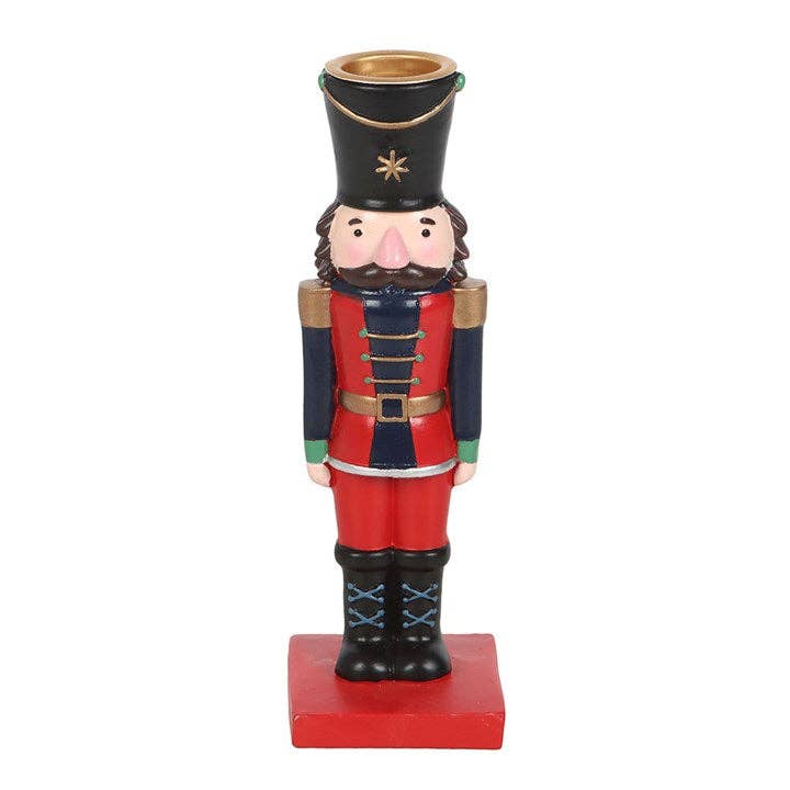 Nutcracker Christmas Candle Holder