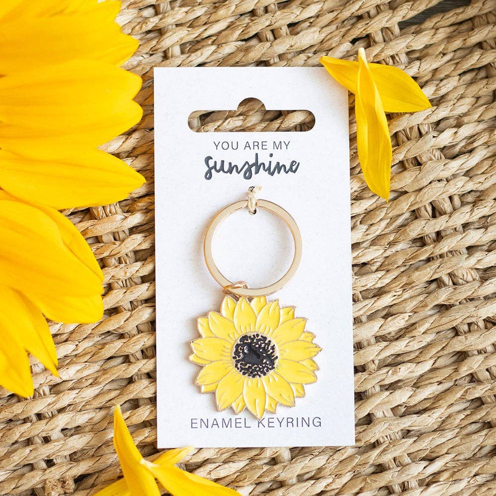 Porte-clés Tournesol Tu es mon rayon de soleil | Design e regali originali