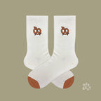 Chaussettes brodées teckel bretzel (Brezeldackel) – vue 3