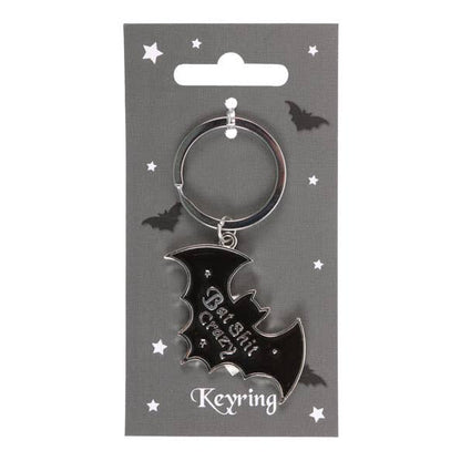 Bat Shit Crazy Bat Keychain
