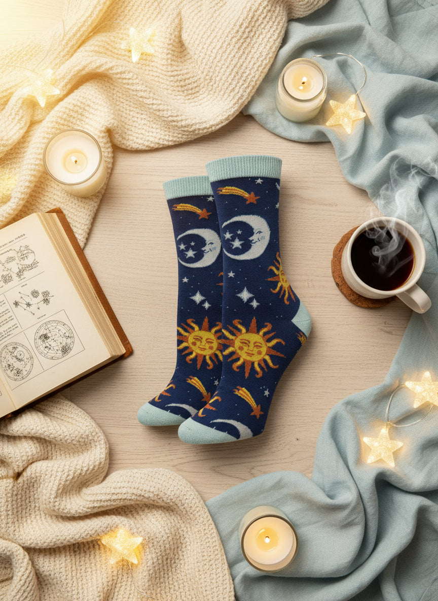Chaussettes Bambou Nuit étoilée
