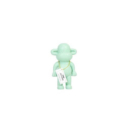 Ornement - Figurine Singe 'La Légende' - Polyrésine - Vert menthe - 11x7x19cm | Designproducten en originele cadeaus