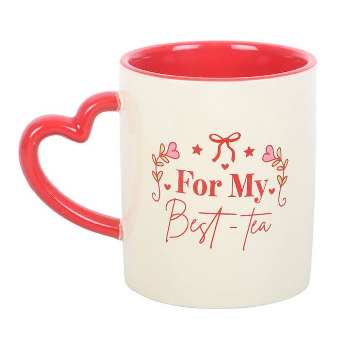 Pour ma tasse Meilleur-Thé avec anse en forme de cœur | Design e regali originali