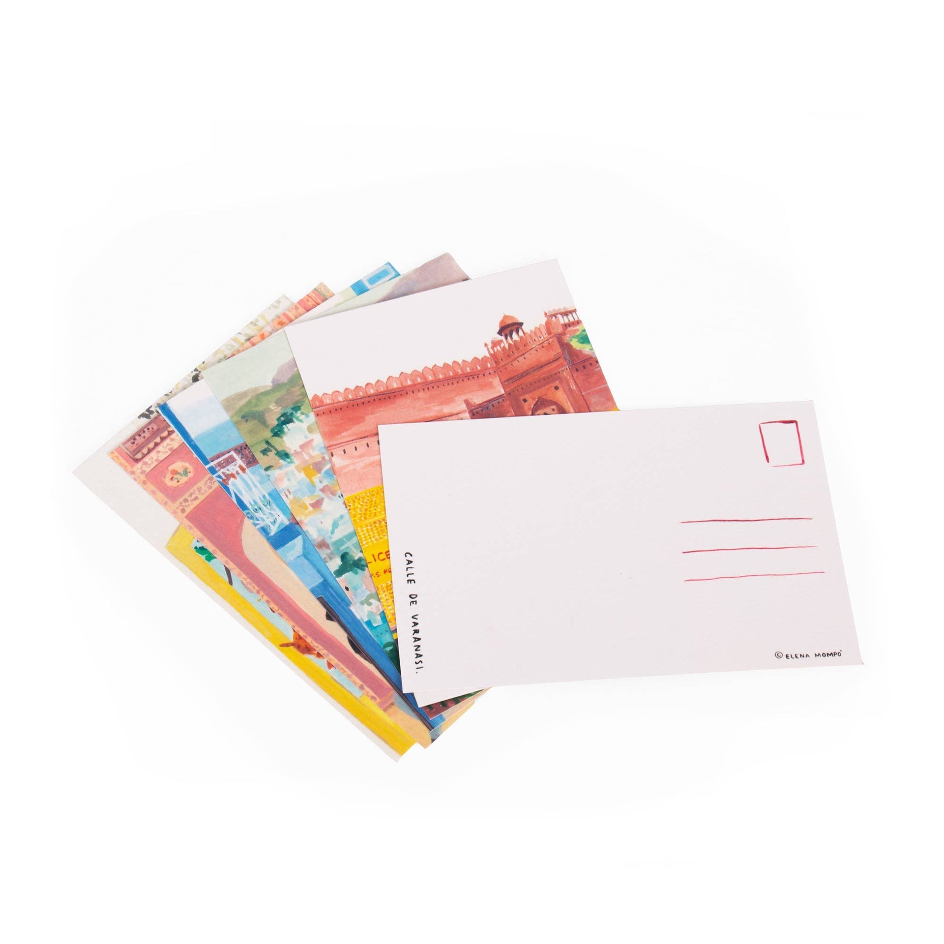 Lot de 15 Cartes Postales D'inde Helio Ferretti Vue 4