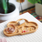 Designcadeau – assiette bambou nuage donkey 